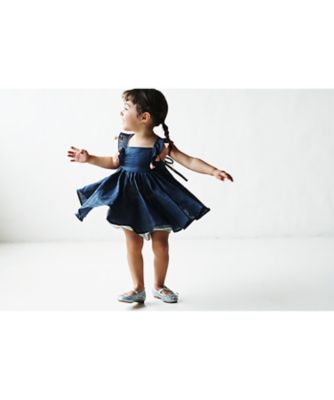 ワンピース loisir sun dress 2 navy